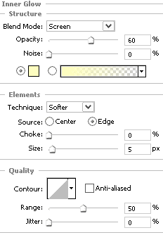 Glass Button Inner Glow