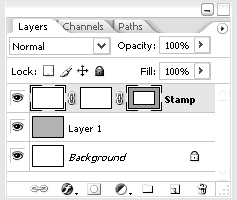 Postage Stamp Layers Palette